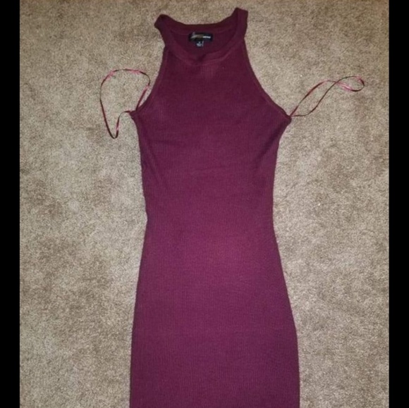 burgundy dress - Picture 1 of 2